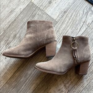 Michael by Michael Shannon Taupe Ankle Booties